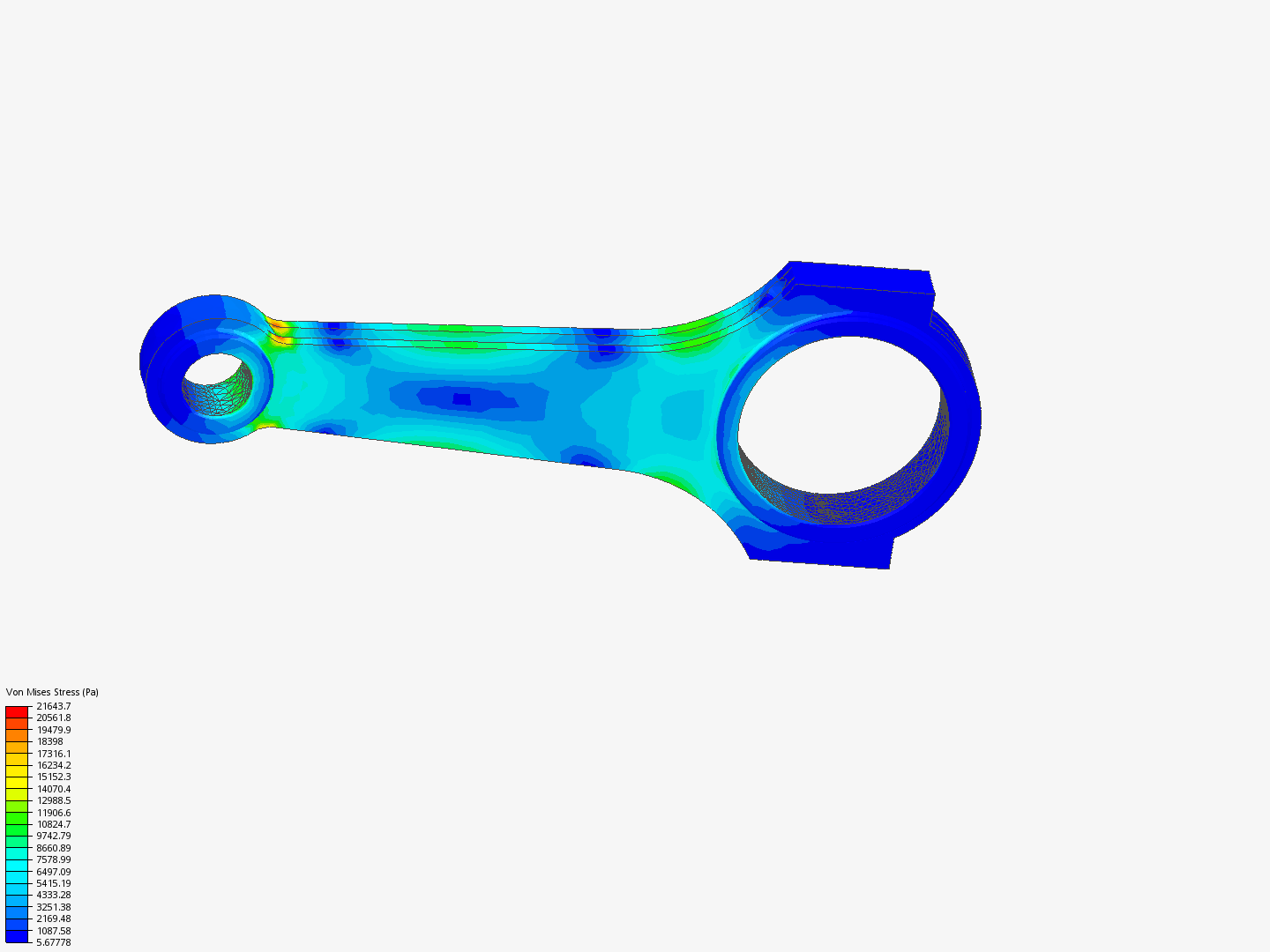 Tutorial 1: Connecting rod stress analysis image