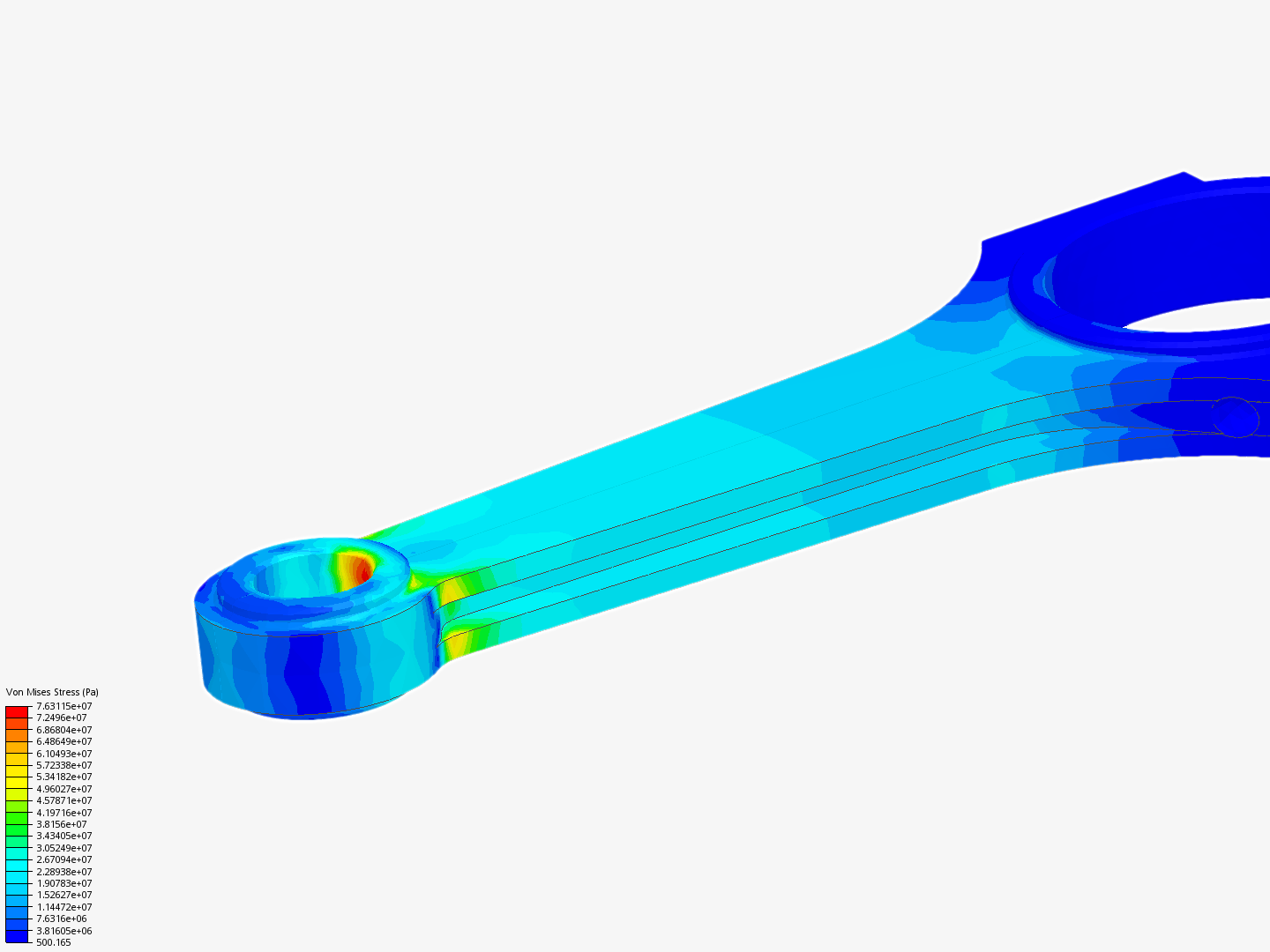 Tutorial 1: Connecting rod stress analysis image