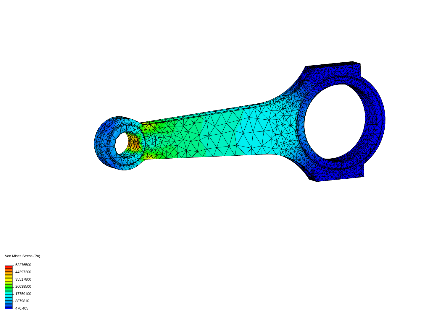 Tutorial 1: Connecting rod stress analysis image