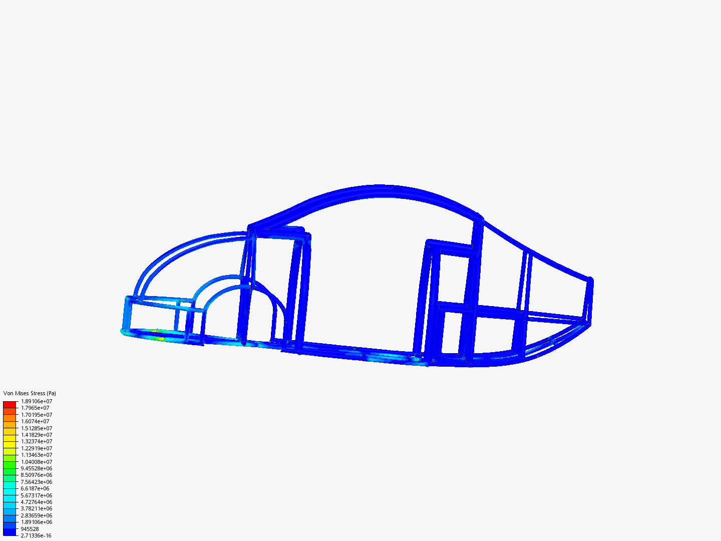 Chassis stress analysis image