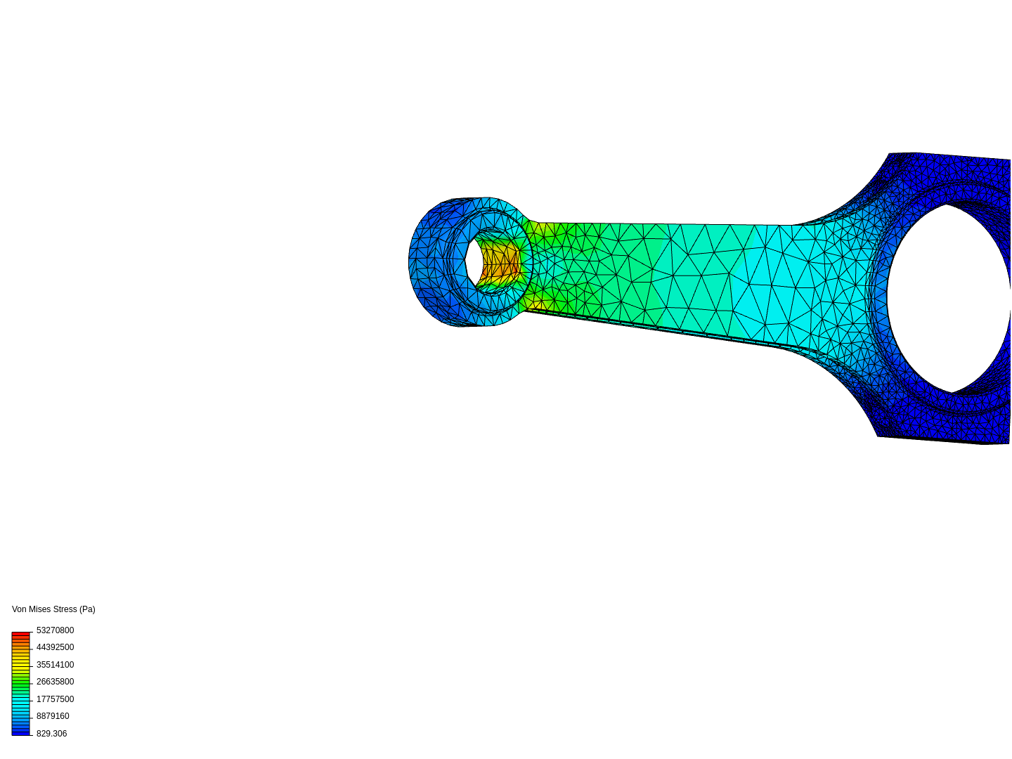 Tutorial 1: Connecting rod stress analysis image