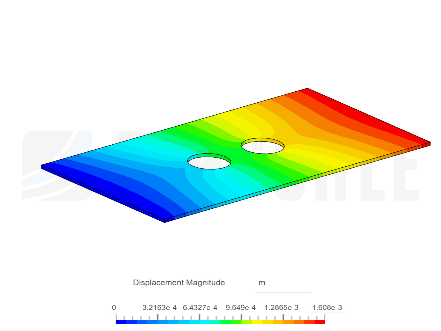 Dois furos circulares image