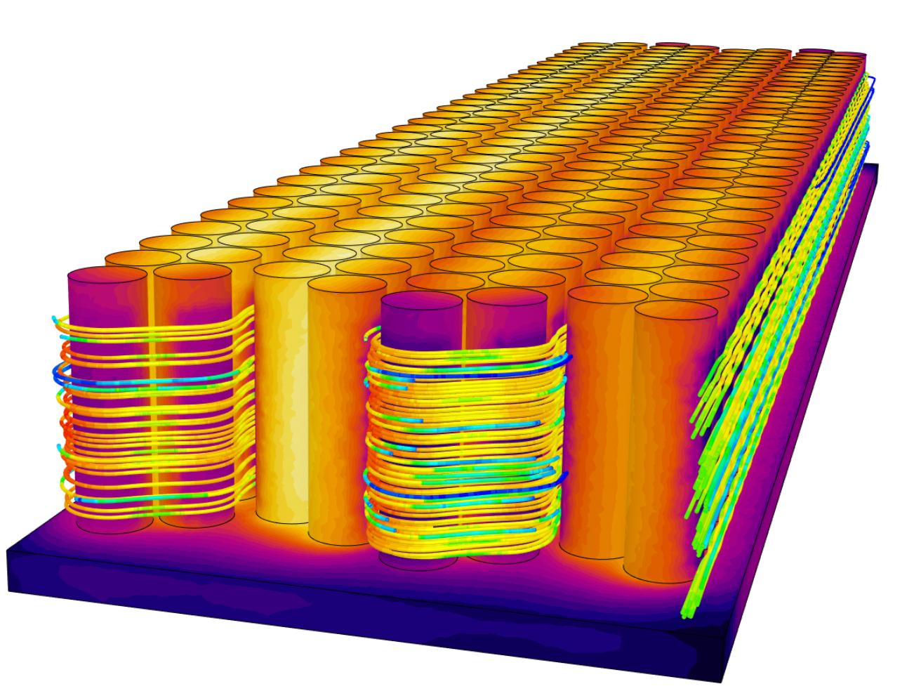 CFD analysis of battery cooling system image