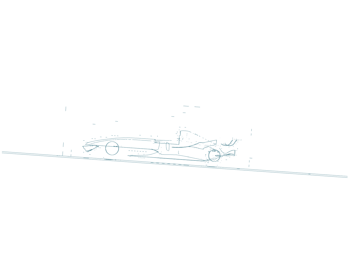 F1 car- aerodynamics image