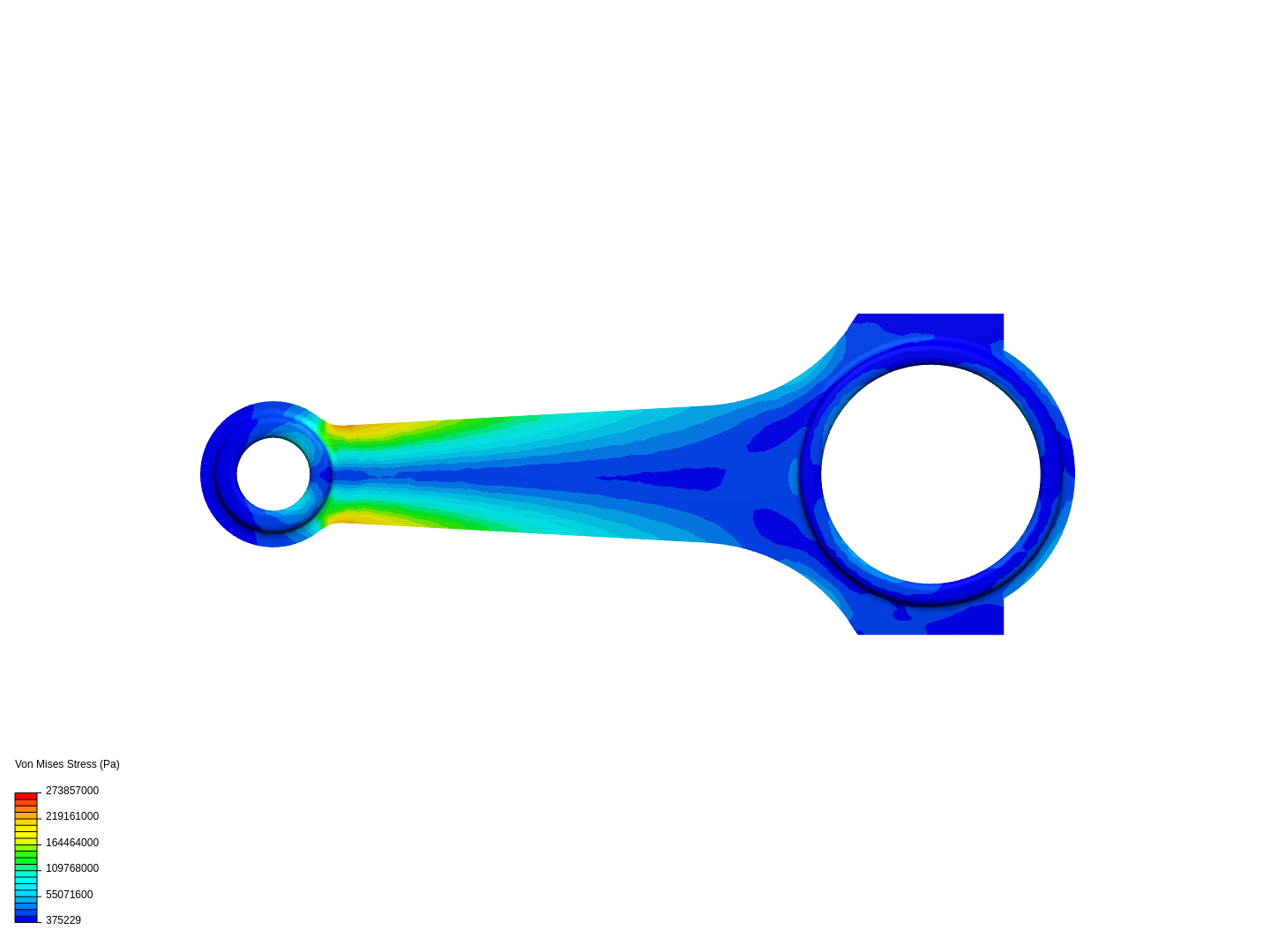 Tutorial-01: Connecting rod stress analysis image