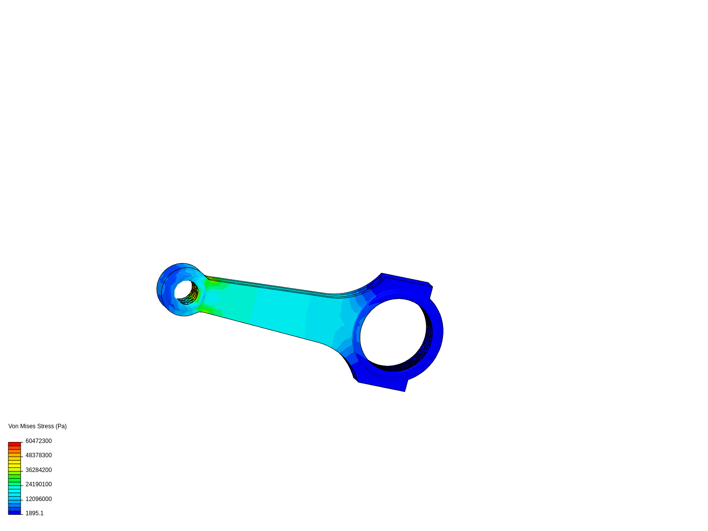 Tutorial 1: Connecting rod stress analysis image