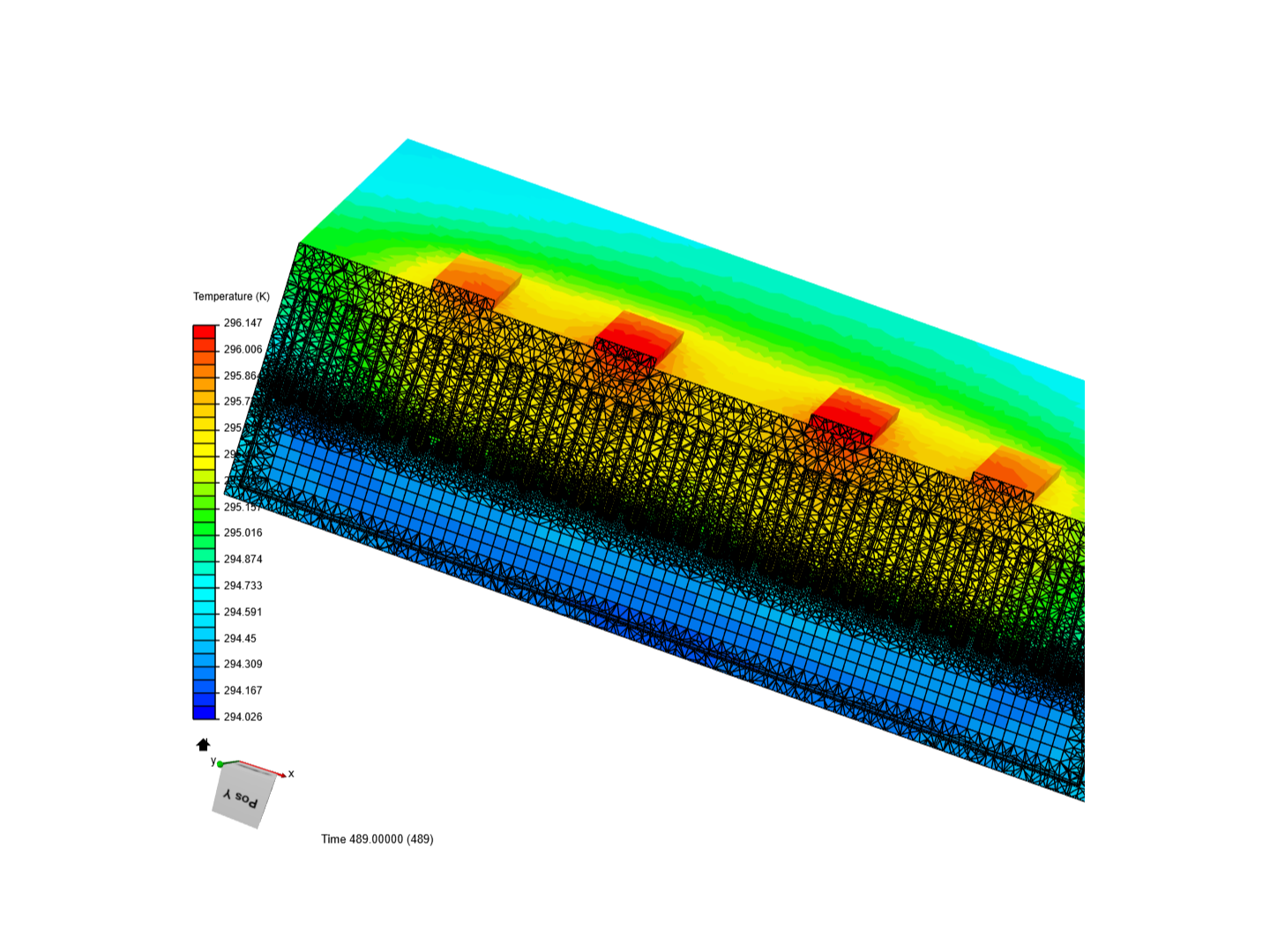 LED heat sink liquid cooled image