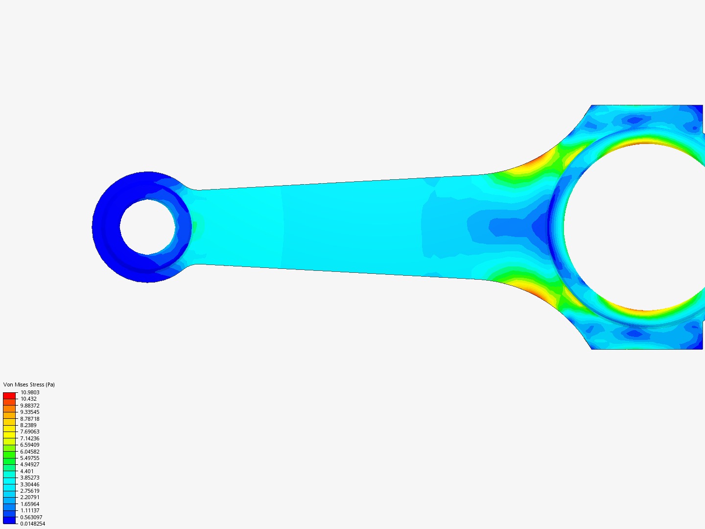 Tutorial 1: Connecting rod stress analysis image