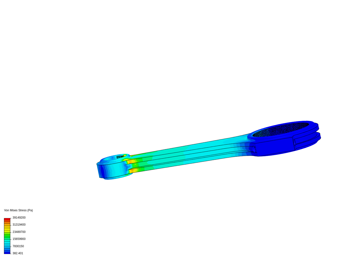 Tutorial 1: Connecting rod stress analysis image