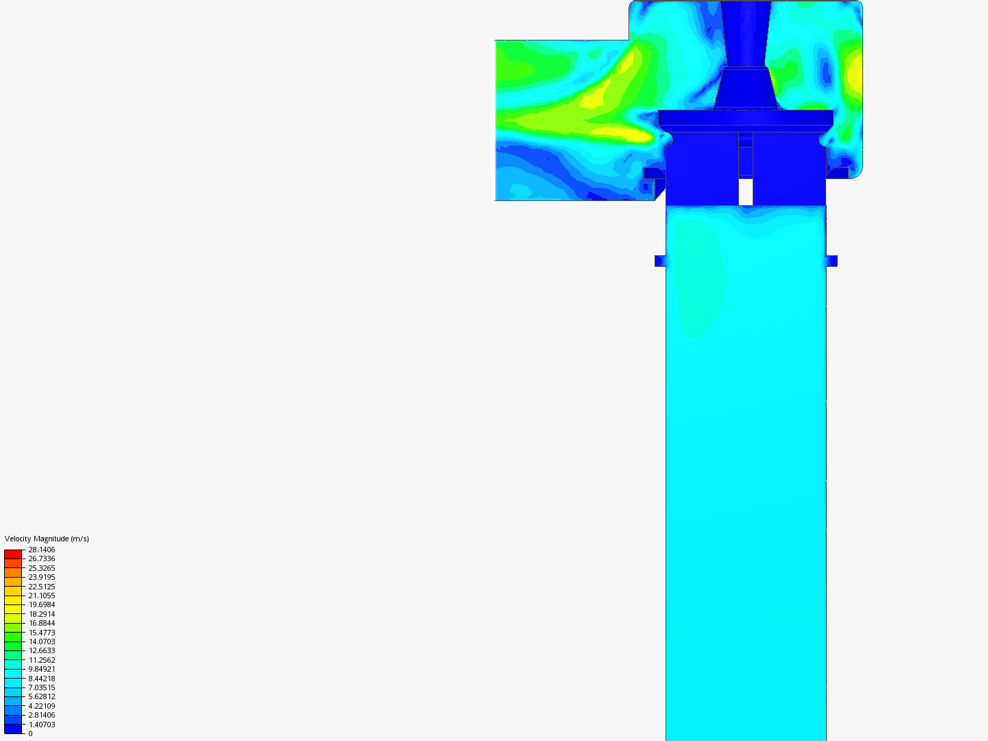 Tutorial: Fluid Flow Through a Valve image