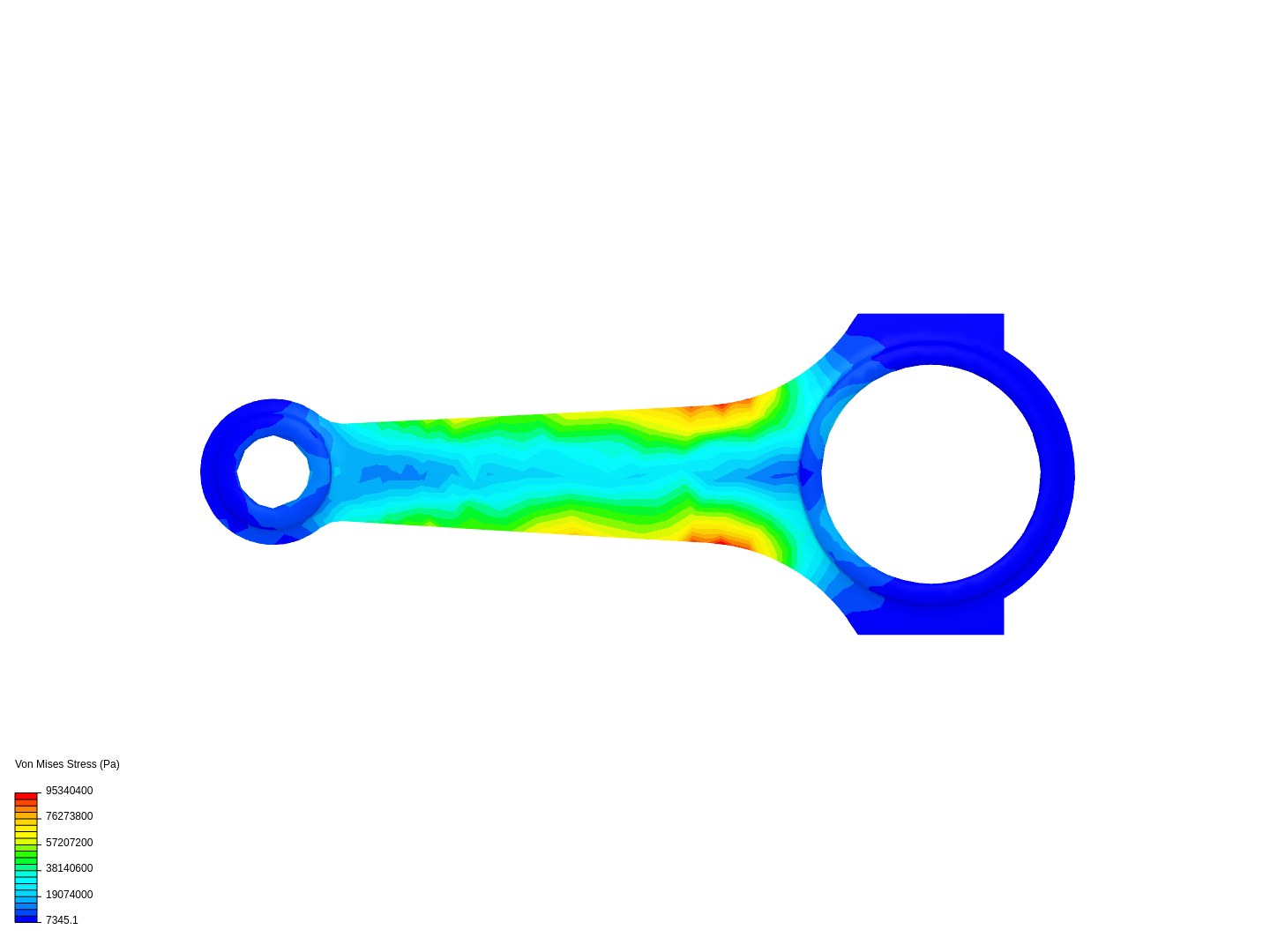 Tutorial 1: Connecting rod stress analysis image