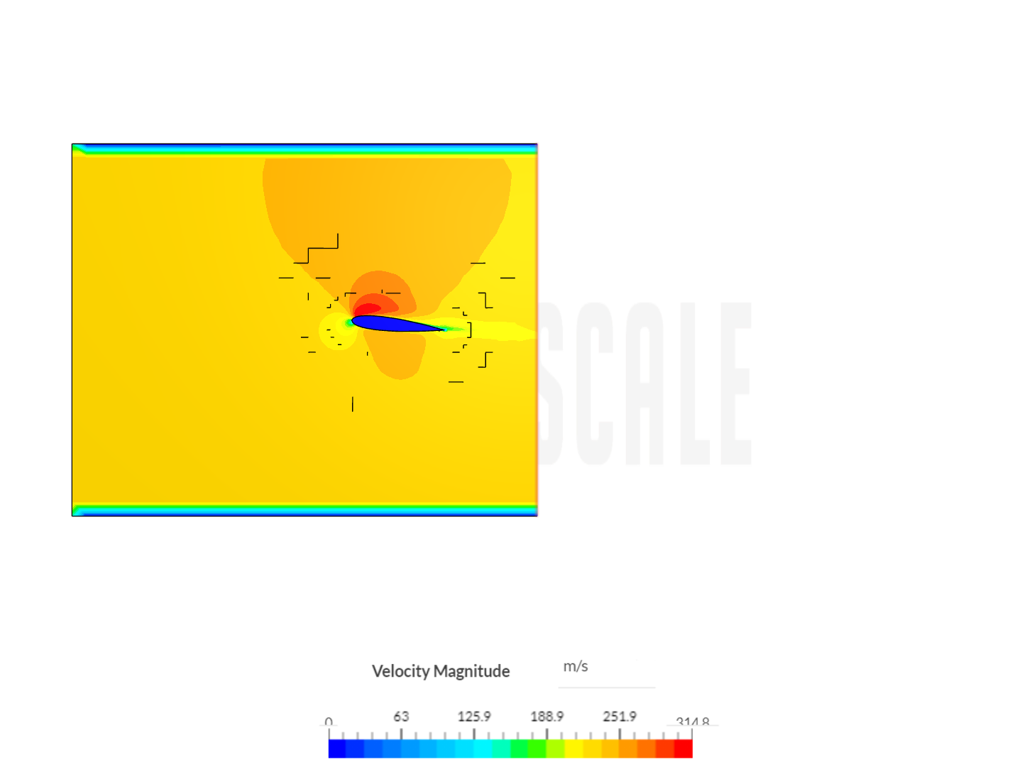 NACA-0015 simulation image