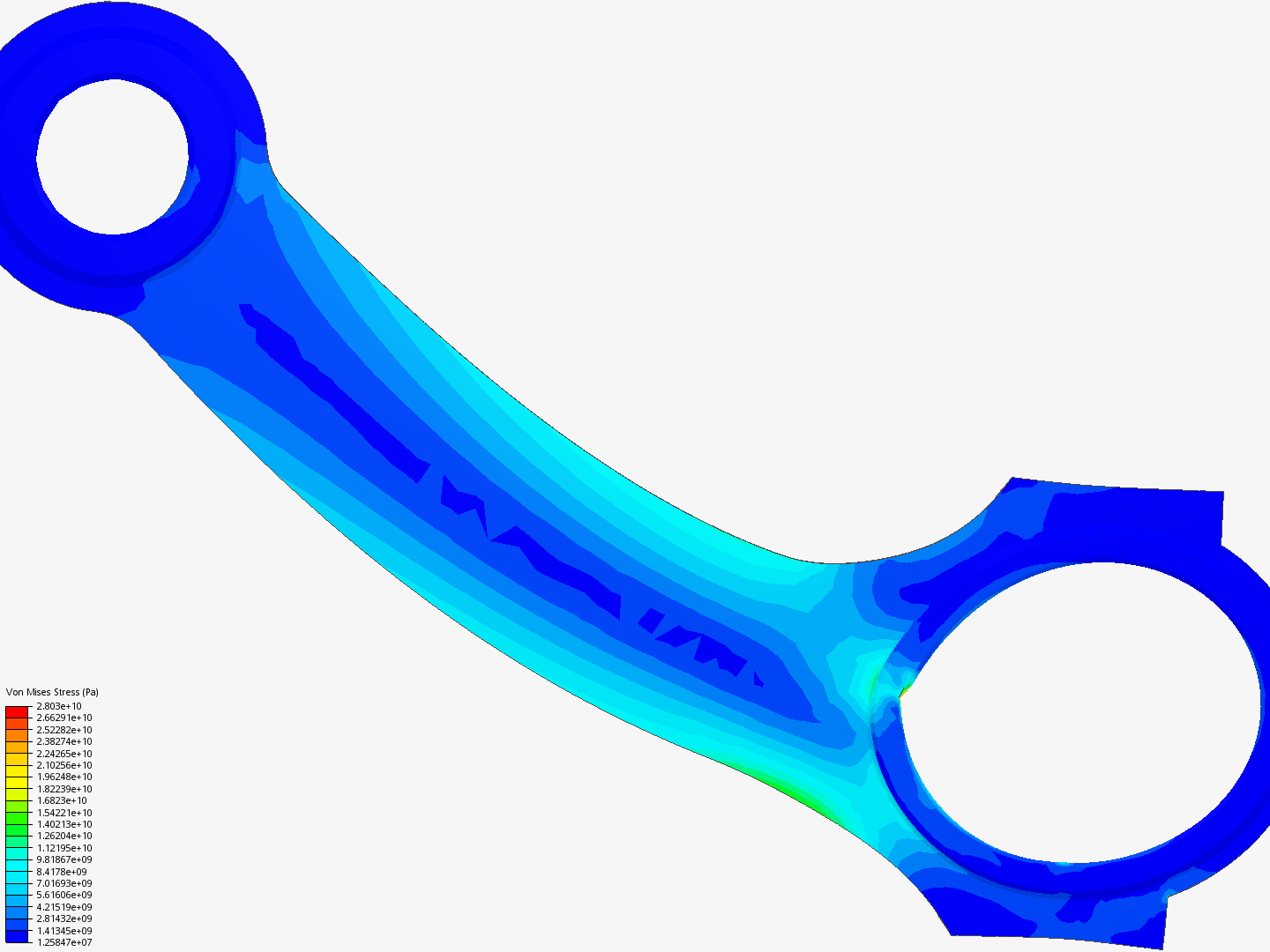 Tutorial 1: Connecting rod stress analysis image