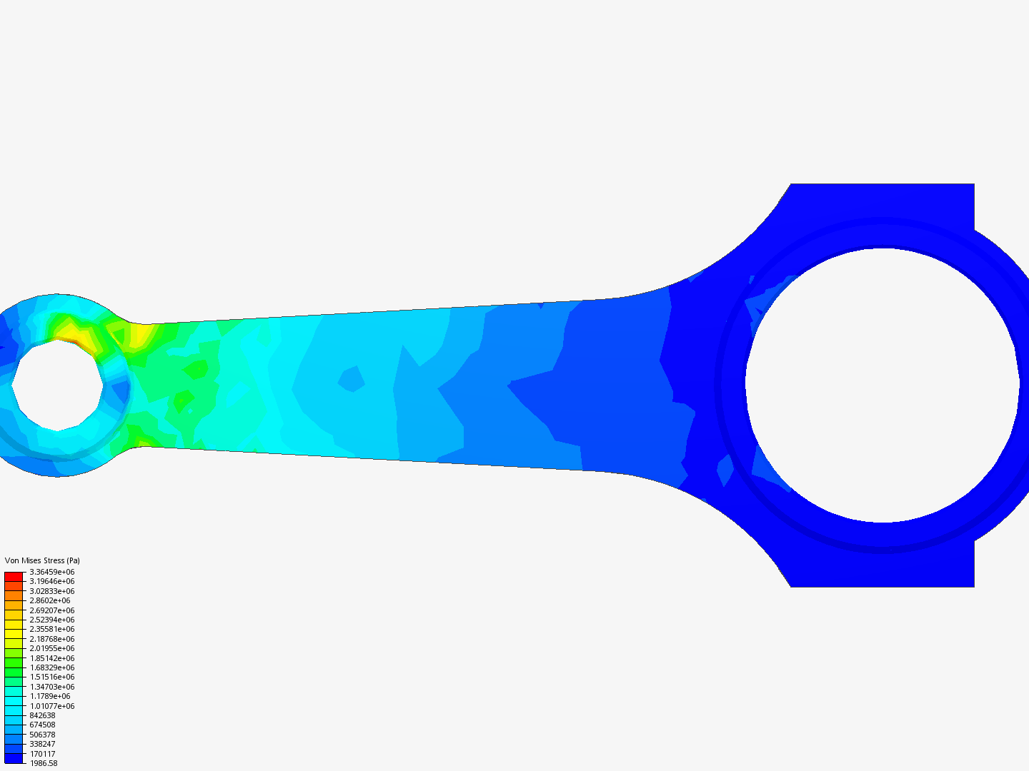 Tutorial 1: Connecting rod stress analysis image