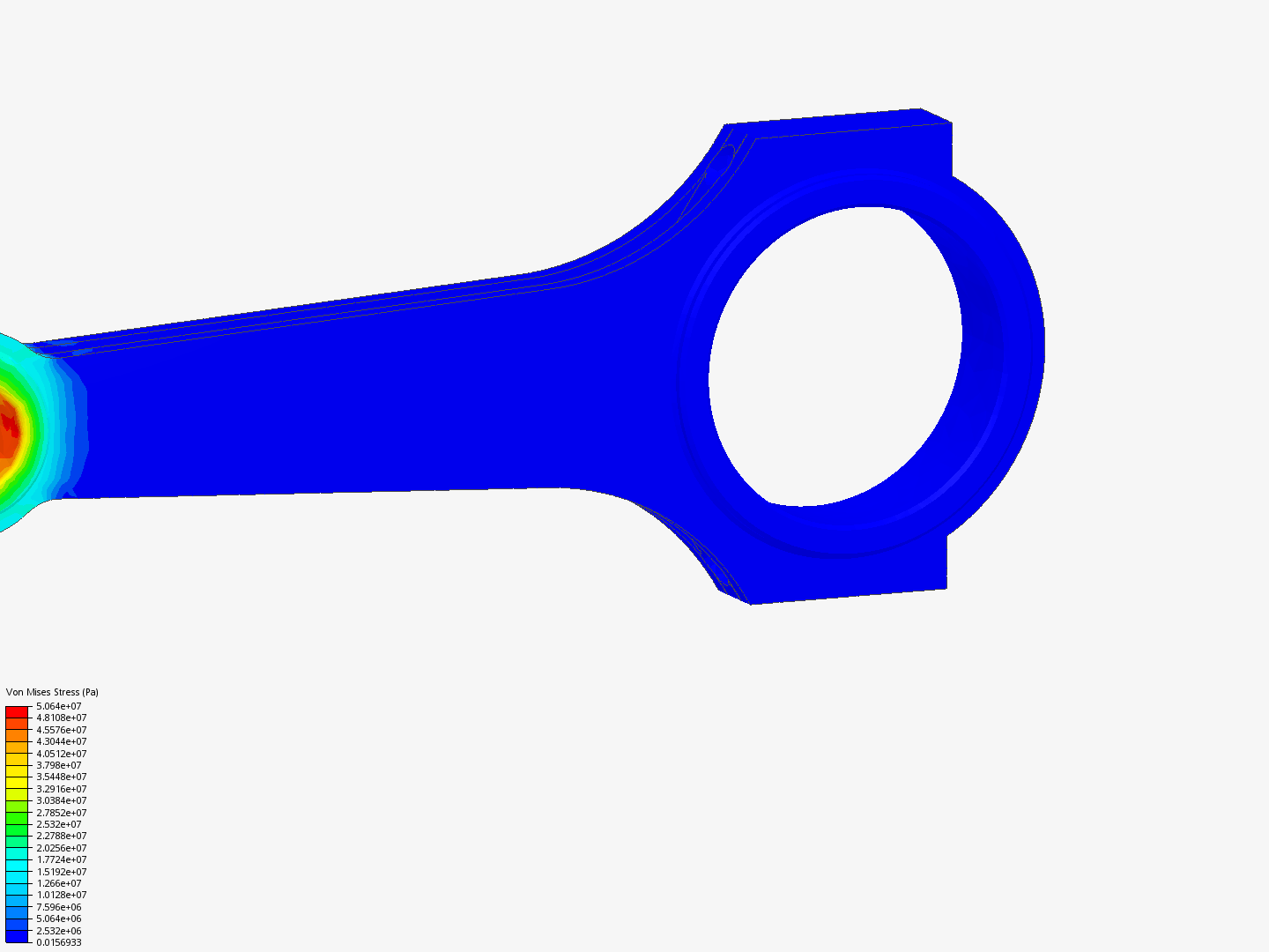 Tutorial 1: Connecting rod stress analysis image