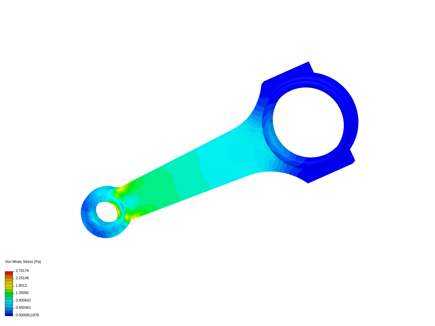 Tutorial 1: Connecting rod stress analysis image