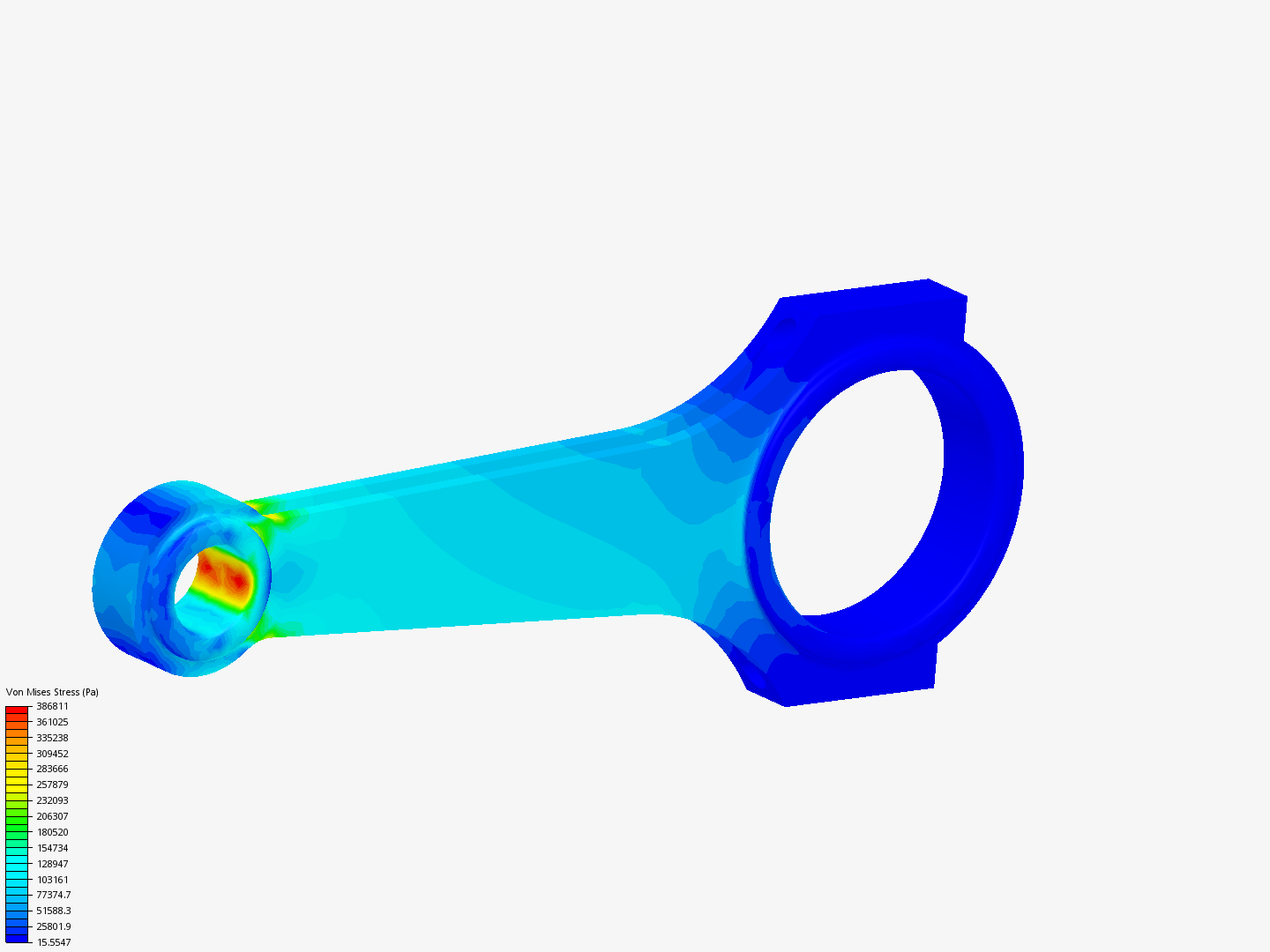 Tutorial 1: Connecting rod stress analysis image