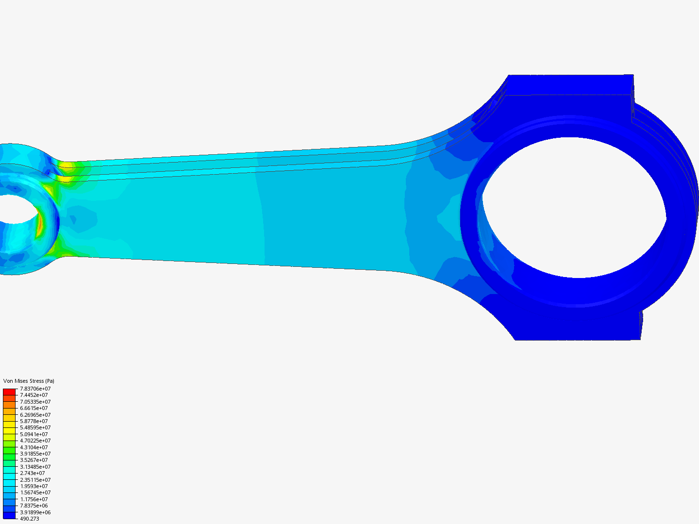 Tutorial 1: Connecting rod stress analysis image