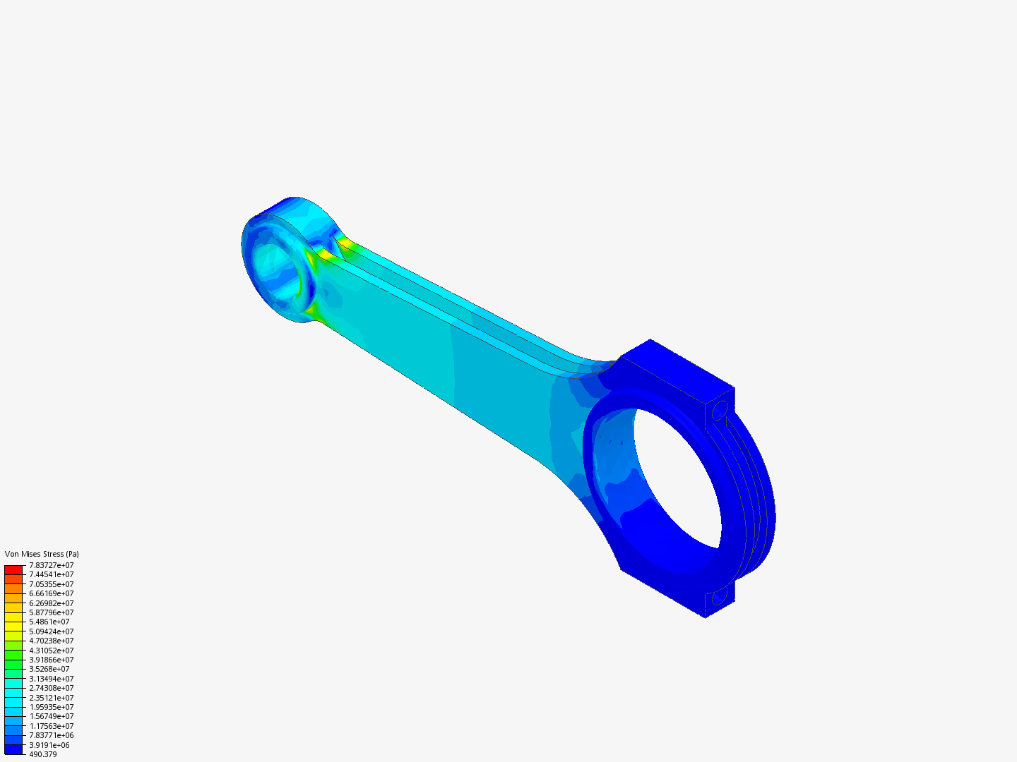 Tutorial 1: Connecting rod stress analysis image