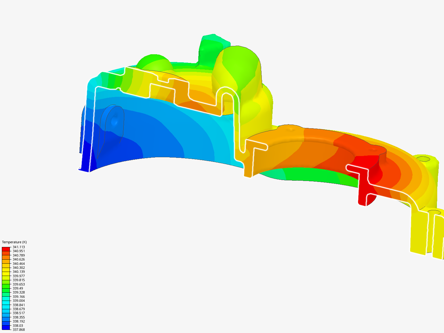 Tutorial: Thermal Analysis of a Differential Casing image