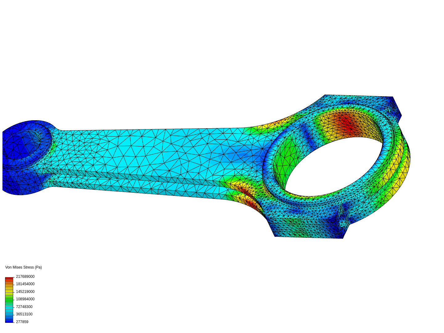 Tutorial 1: Connecting rod stress analysis image