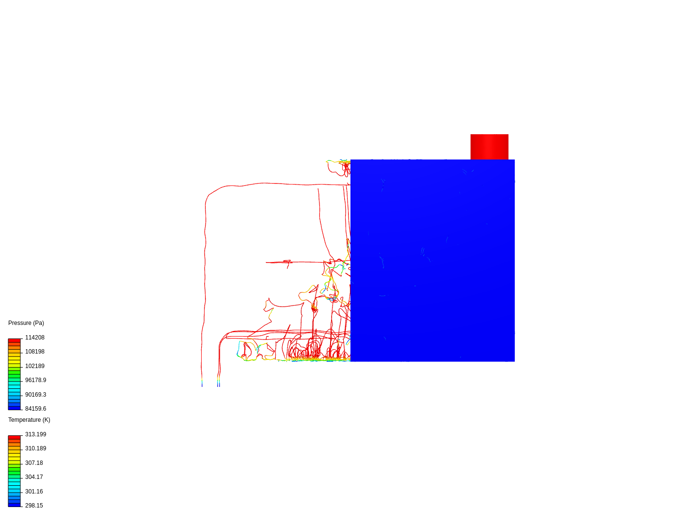 Heat analysis with air image