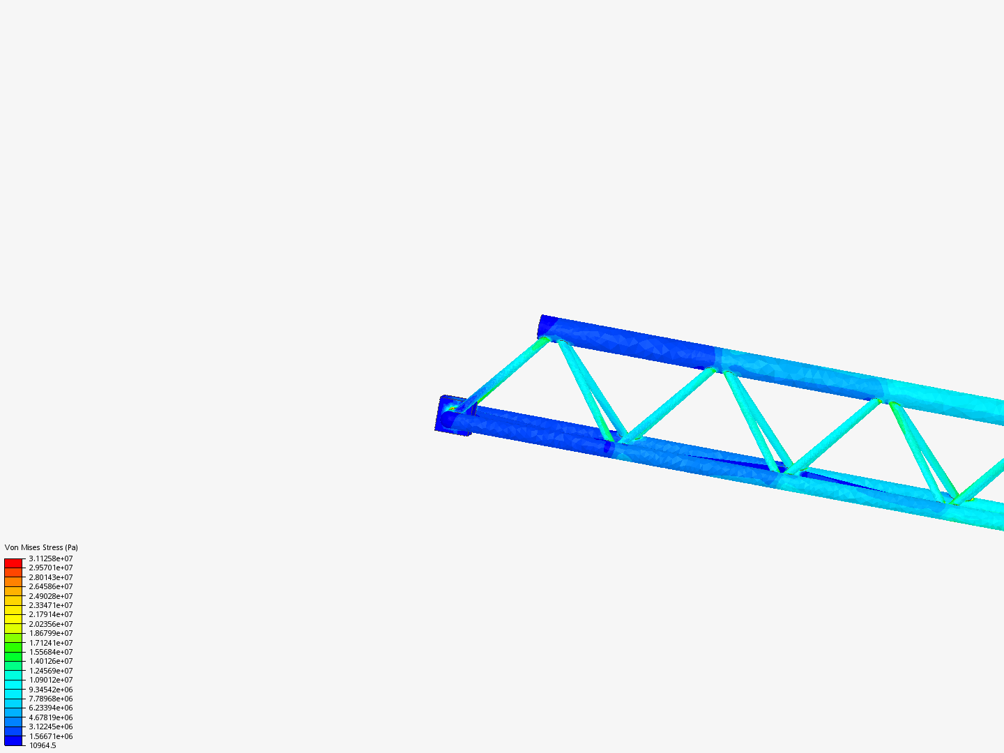 Tutorial - Linear static analysis of a crane image