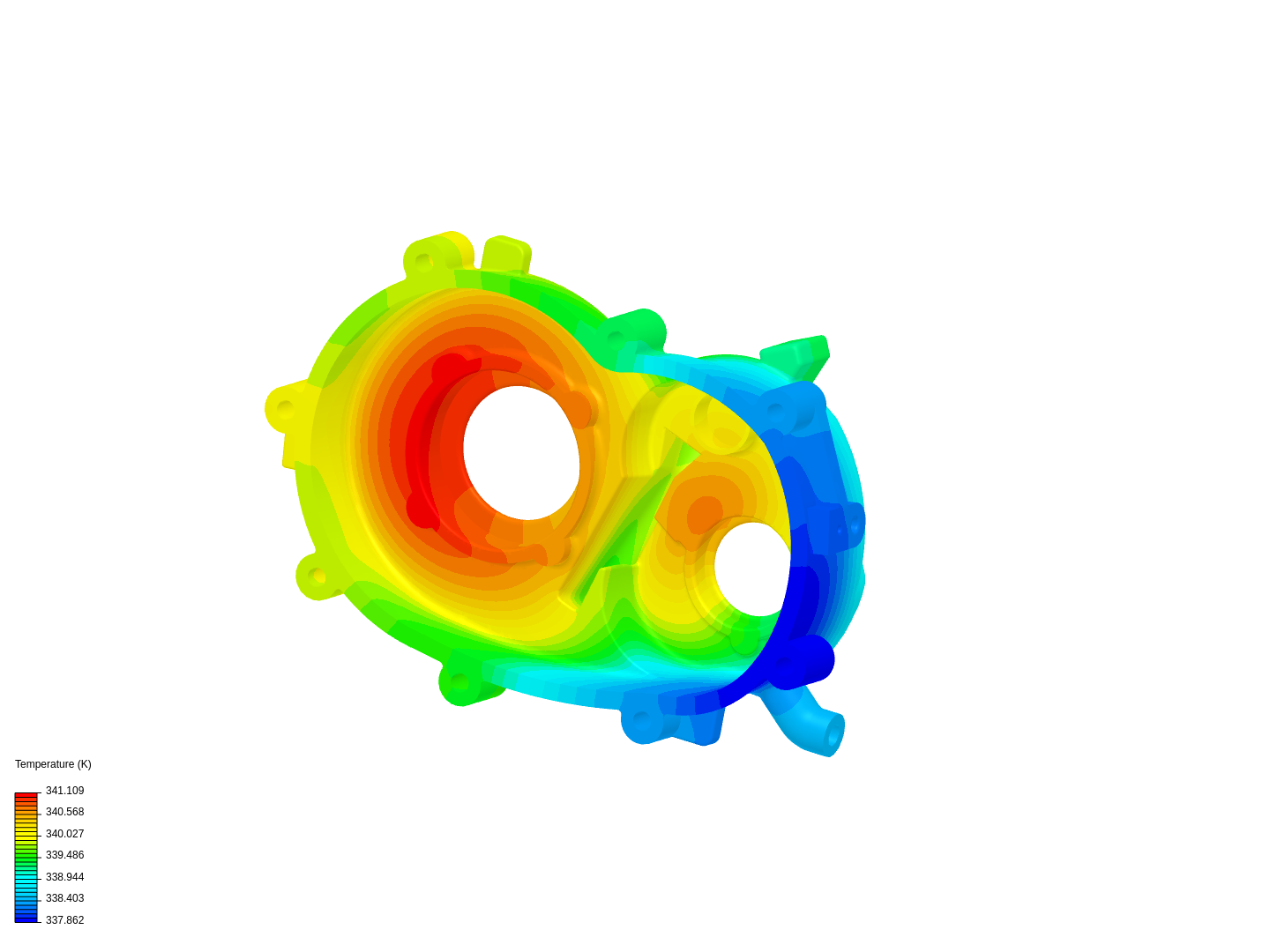 Thermal Analysis of a Differential Casing (Developed) image