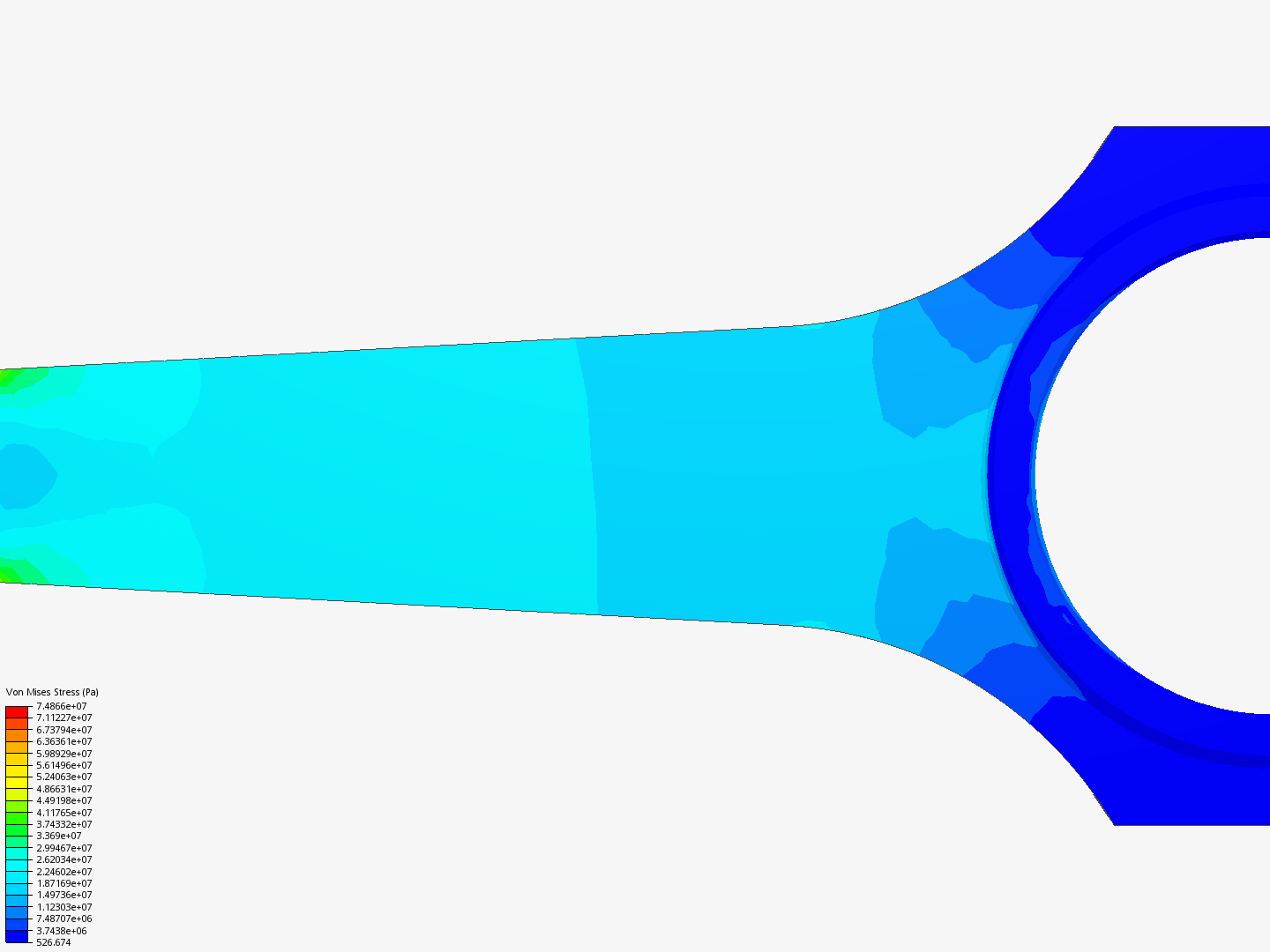 Tutorial 1: Connecting rod stress analysis image