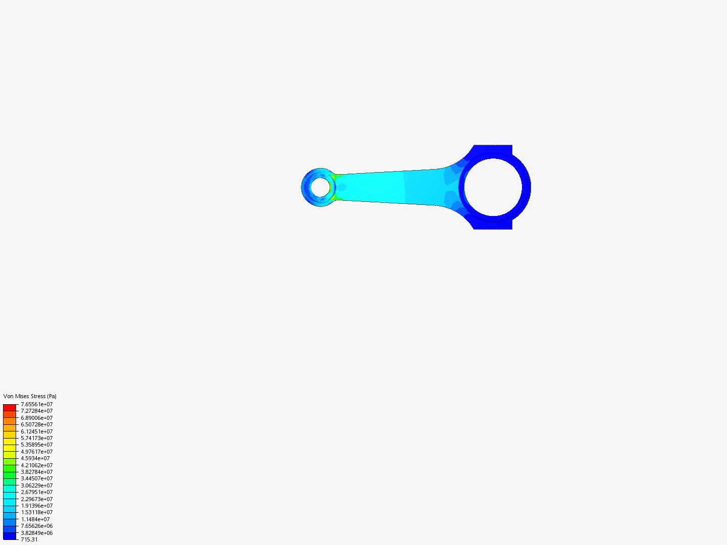 Tutorial 1: Connecting rod stress analysis image