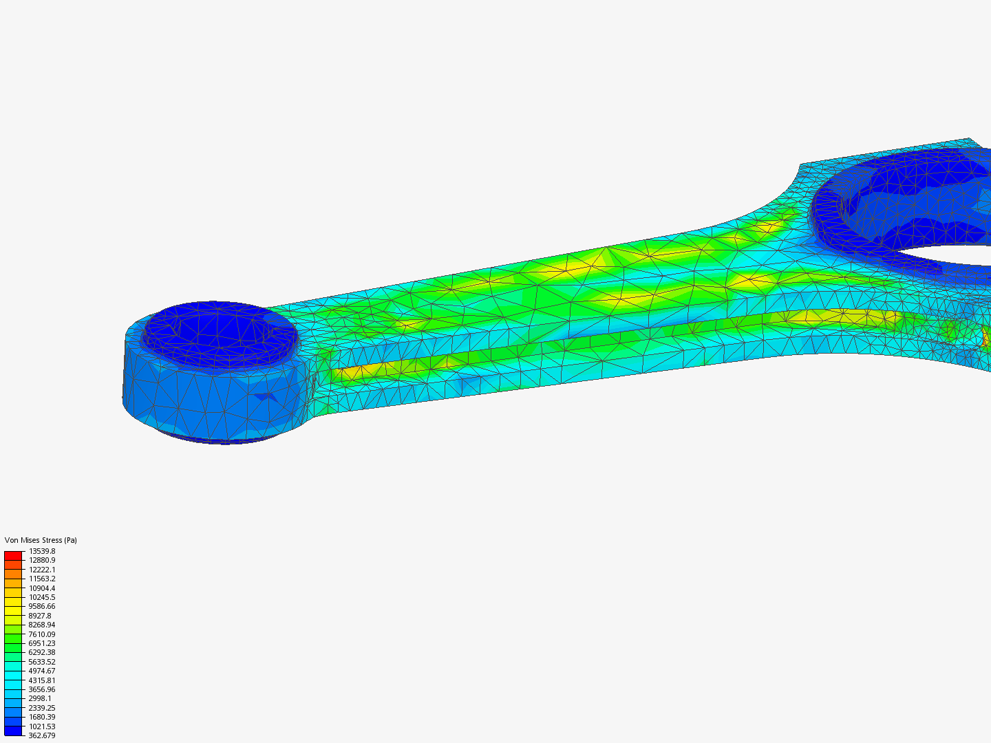 Tutorial 1: Connecting rod stress analysis image