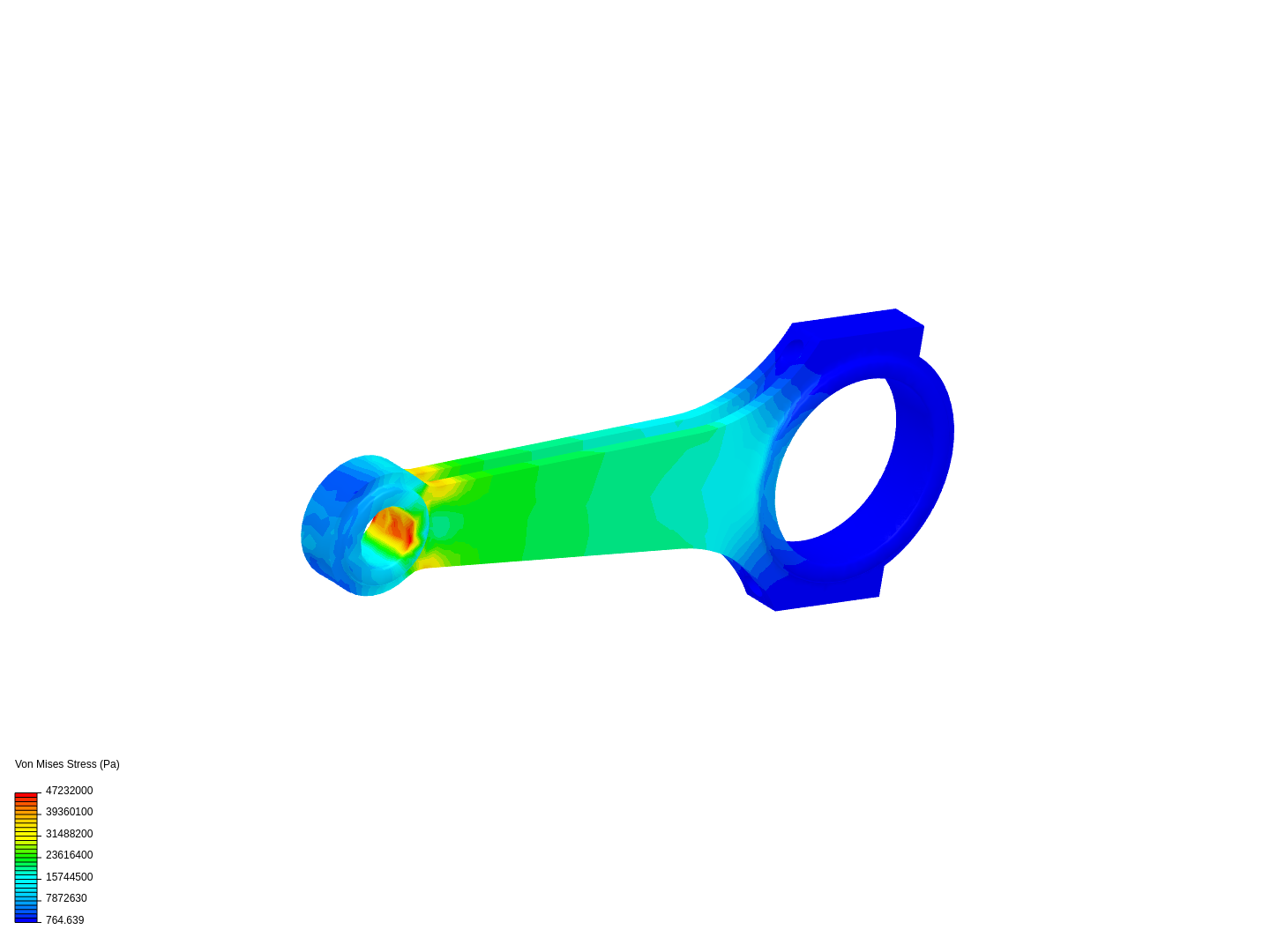 Tutorial 1: Connecting rod stress analysis image