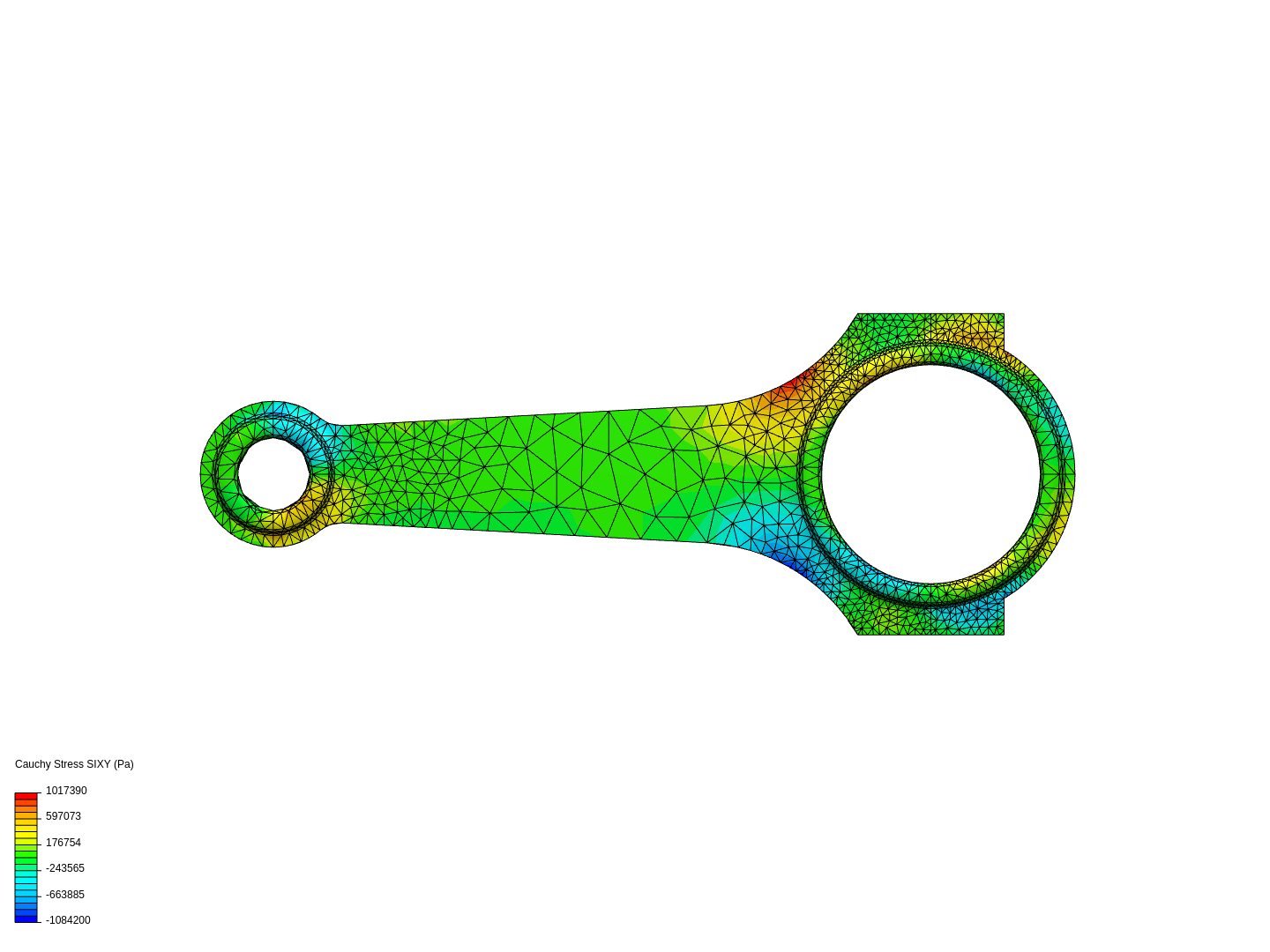 Tutorial 1: Connecting rod stress analysis image