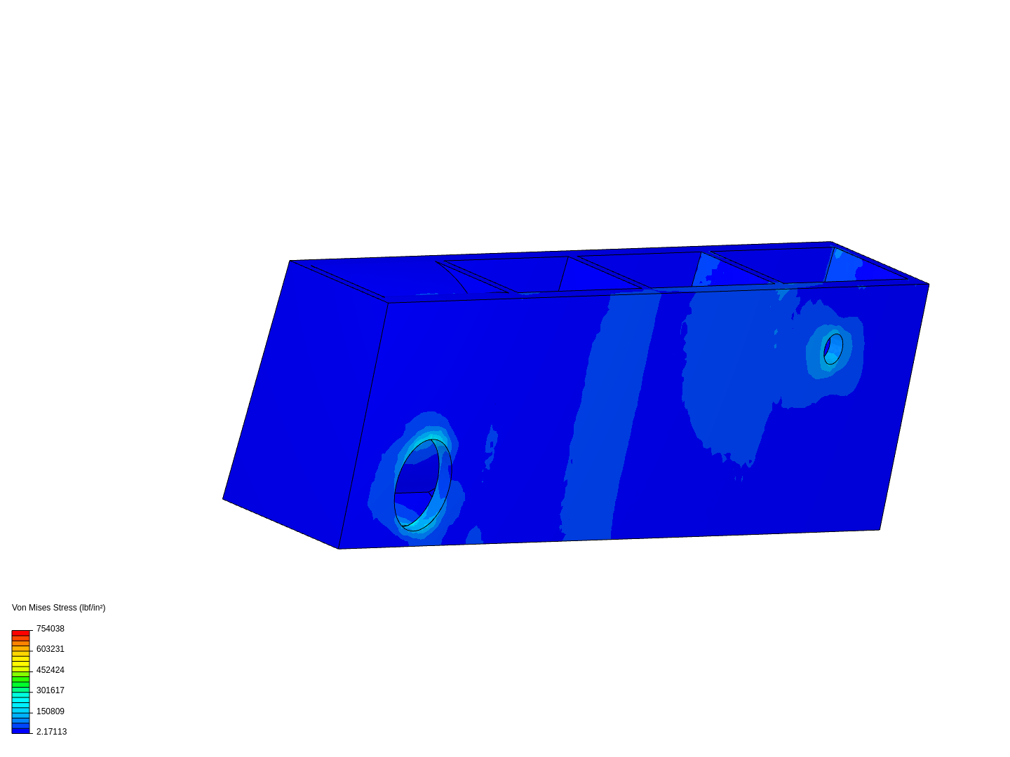backplate 4 (partial double arc) - FEA image