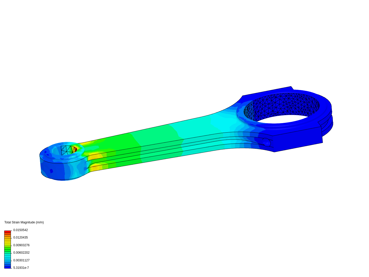 Tutorial 1: Connecting rod stress analysis image