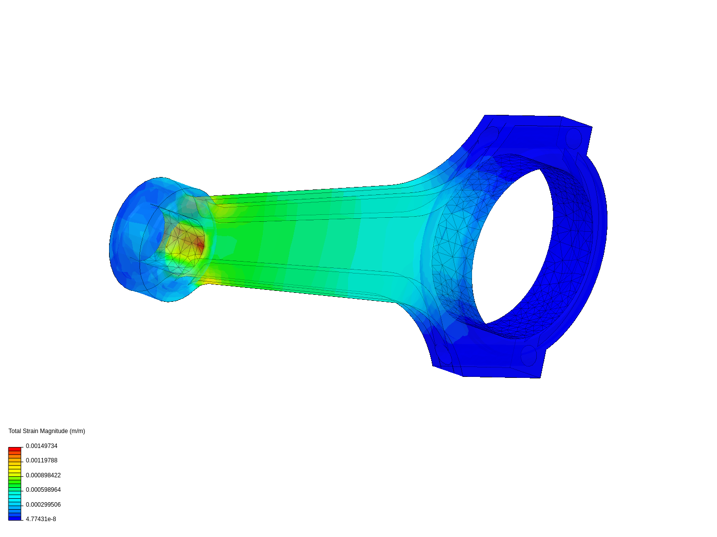 Tutorial 1: Connecting rod stress analysis image