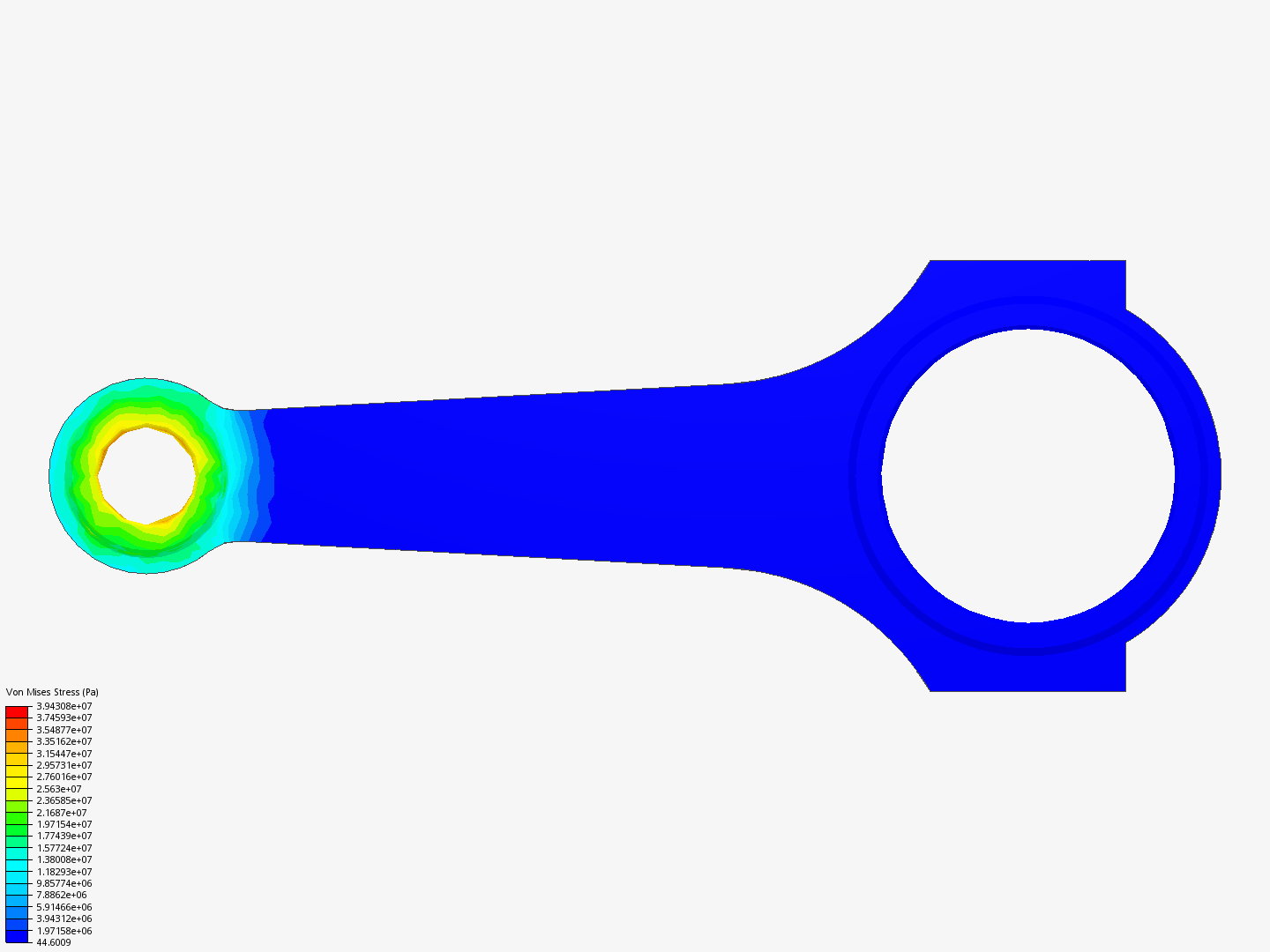 Tutorial 1: Connecting rod stress analysis image