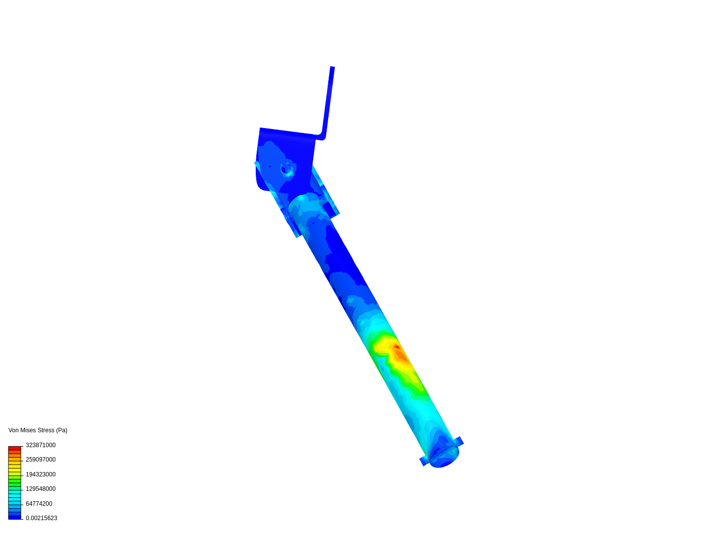 Beach Cart Stresses - Handle Hinge Joint image