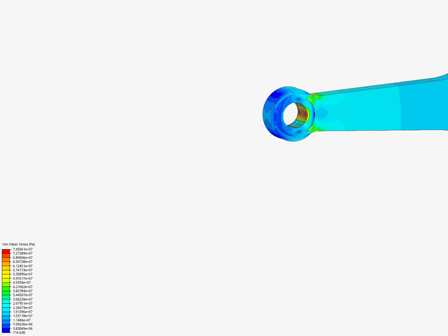 Tutorial 1: Connecting rod stress analysis image