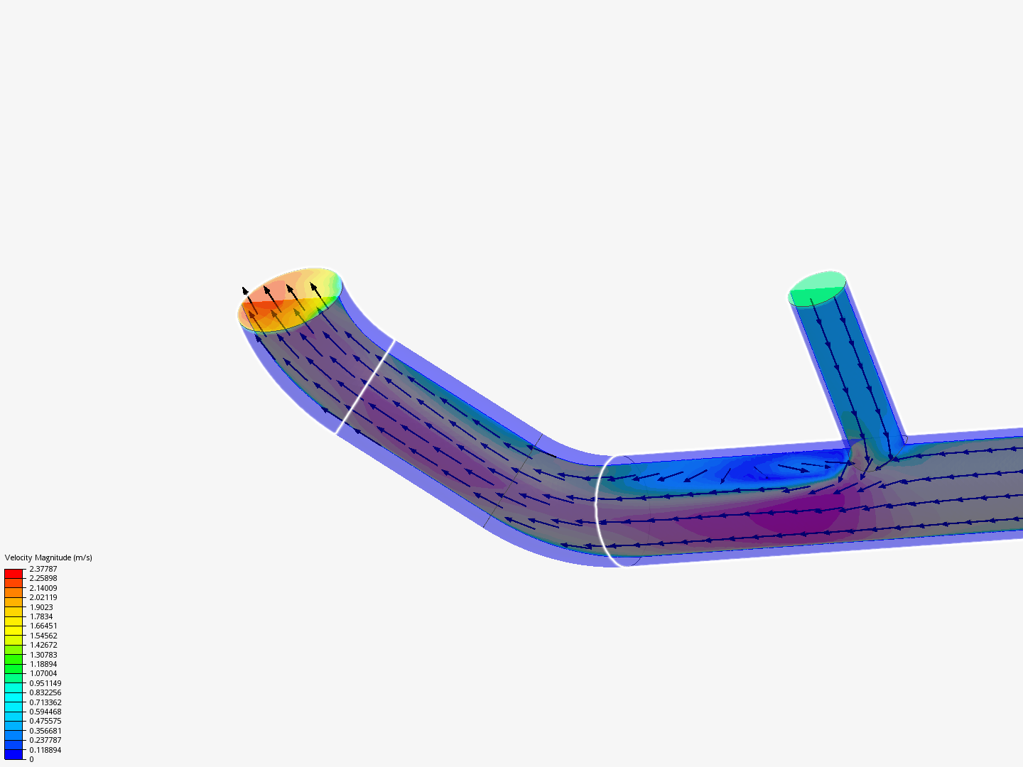 Tutorial: Pipe junction flow - Copy image