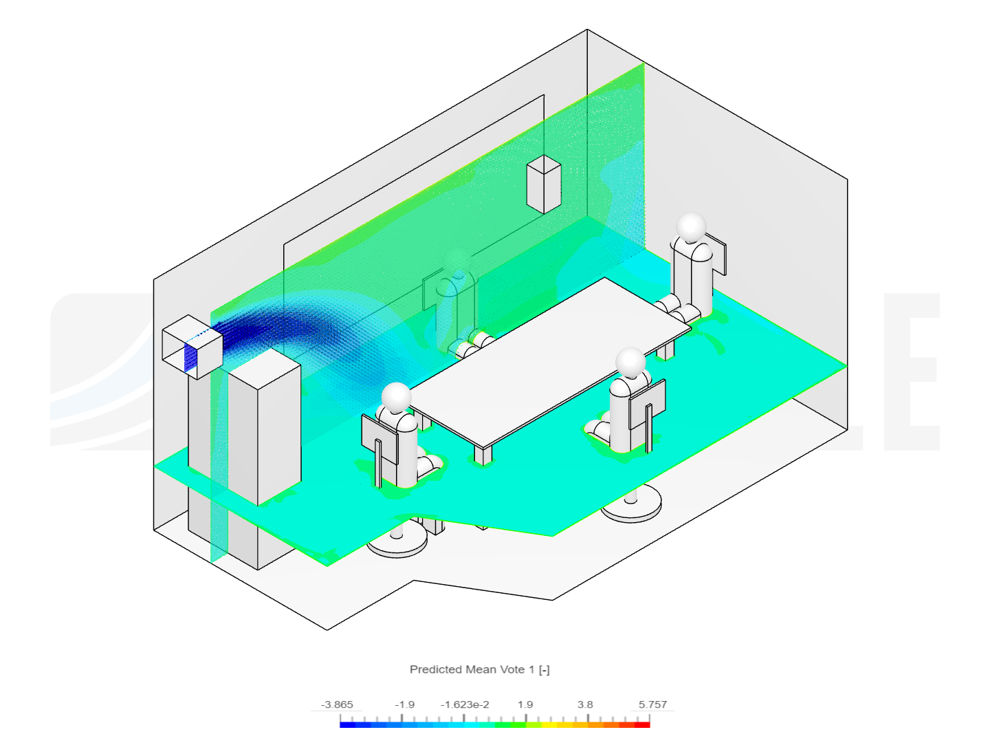 Meeting Room Thermal Comfort Analysis image