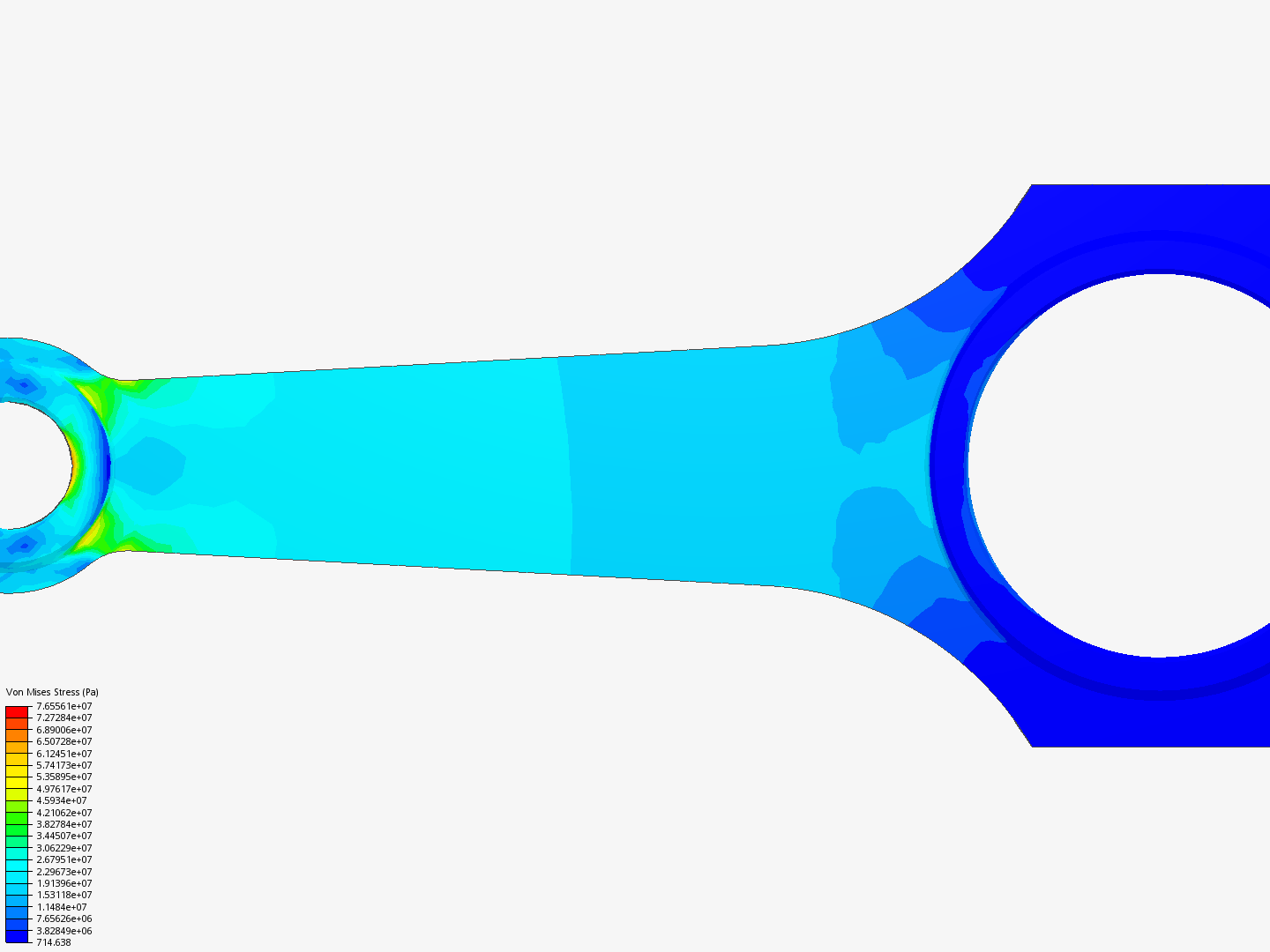 Tutorial 1: Connecting rod stress analysis image