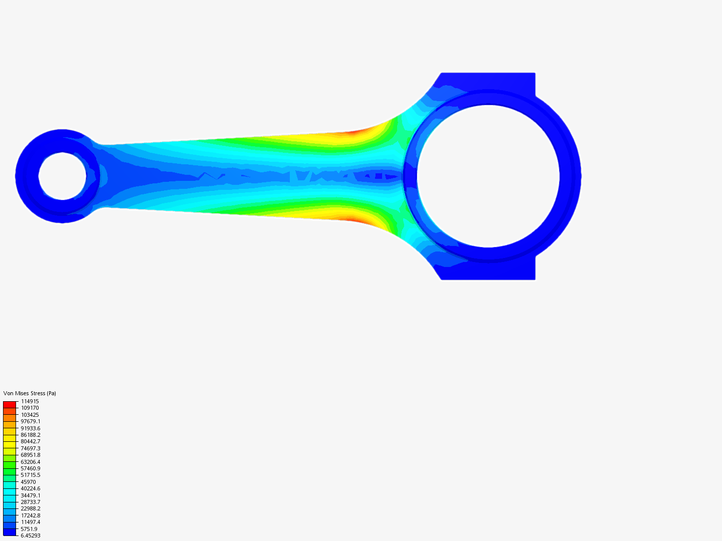 Tutorial 1: Connecting rod stress analysis image