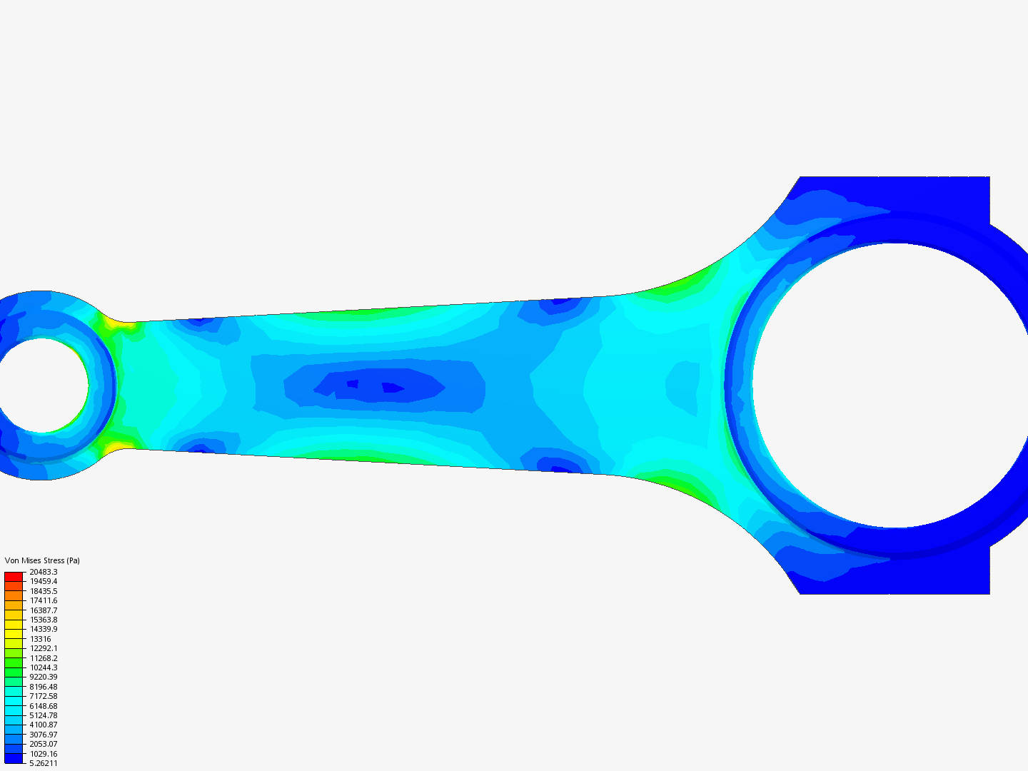 Tutorial 1: Connecting rod stress analysis image