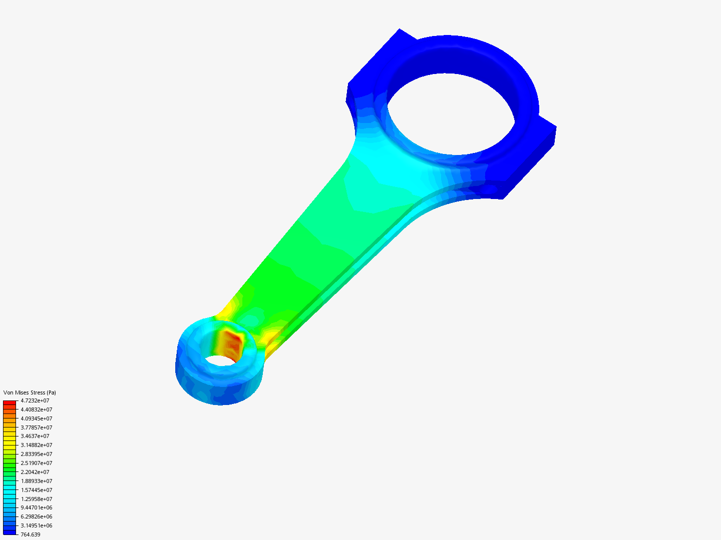 Tutorial 1: Connecting rod stress analysis image