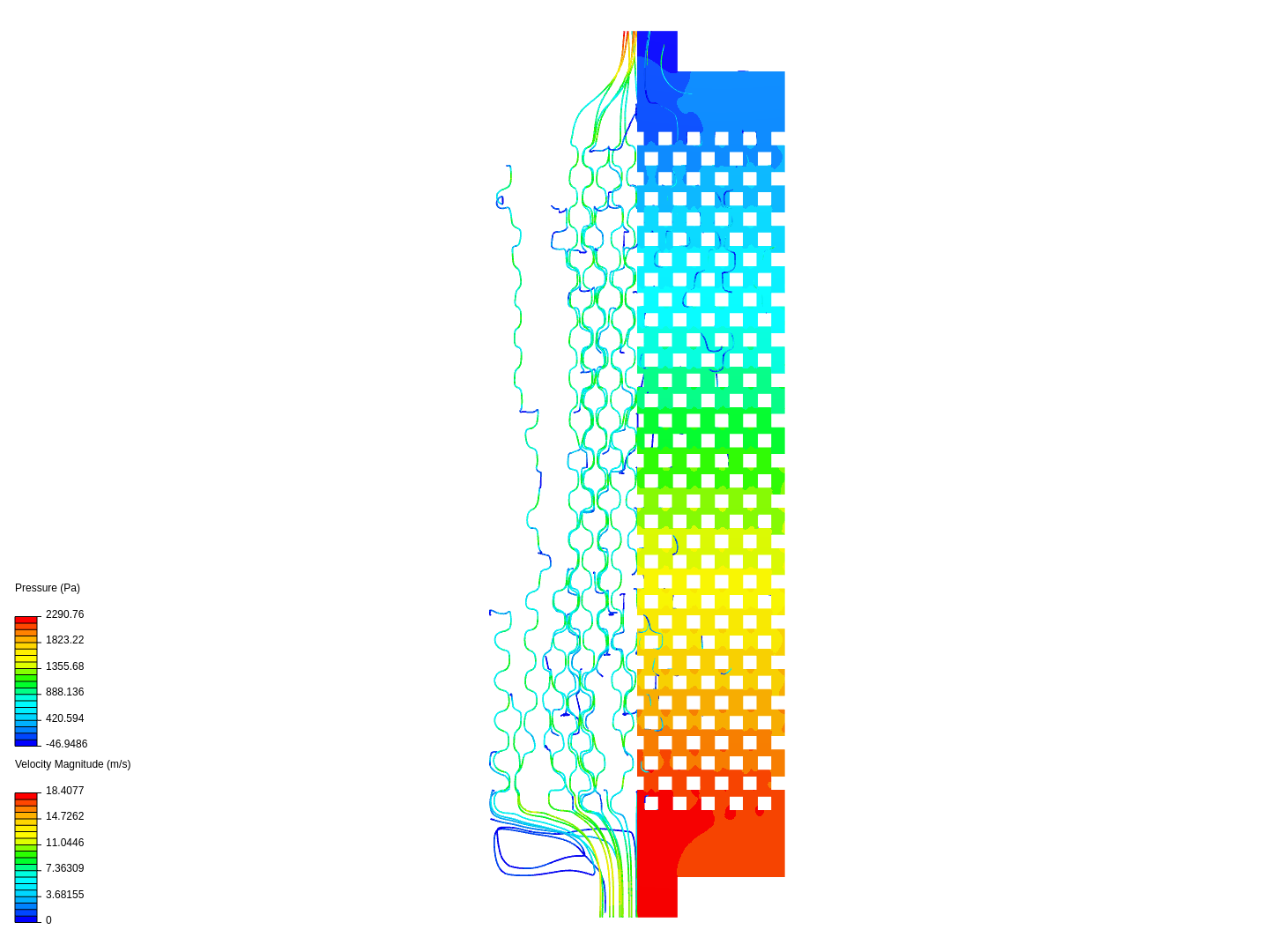 Flow in blocked pipe image