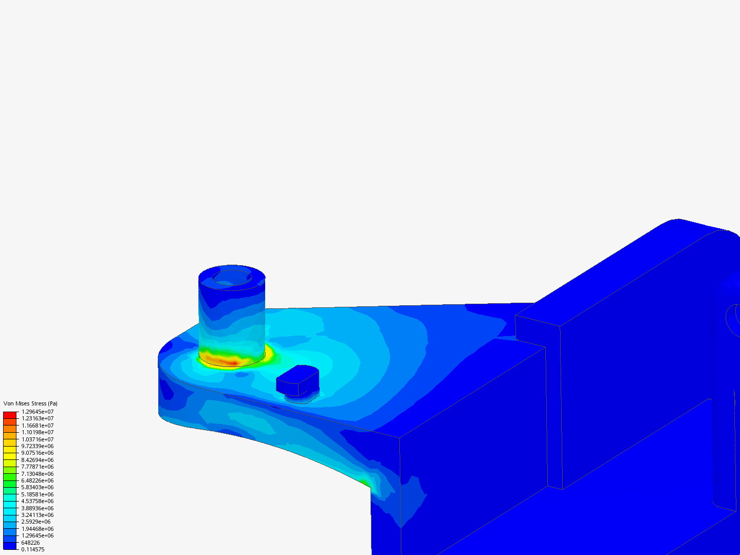 Wiper lifter, strength test image