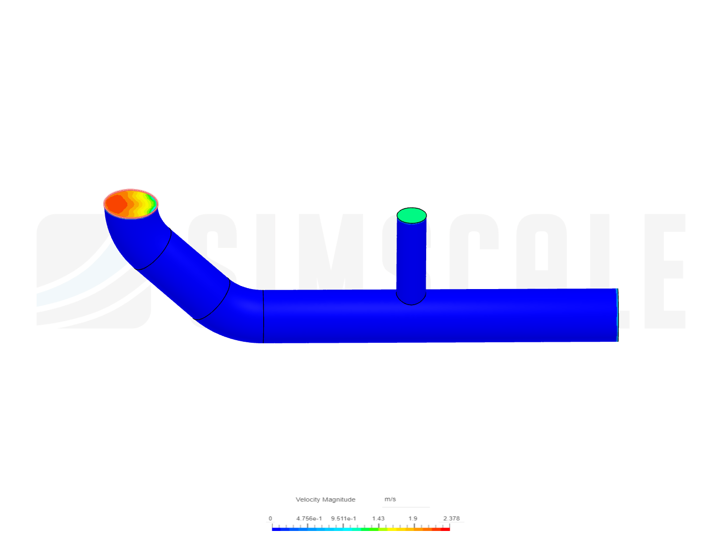 Tutorial: Pipe junction flow image