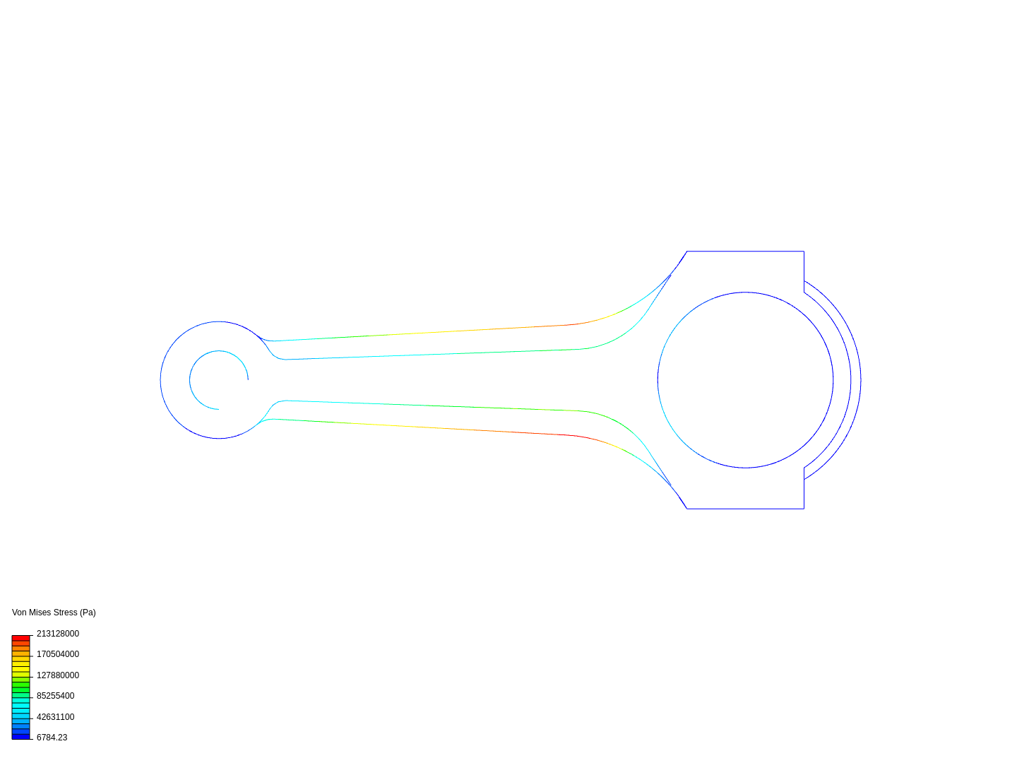 Tutorial 1: Connecting rod stress analysis image