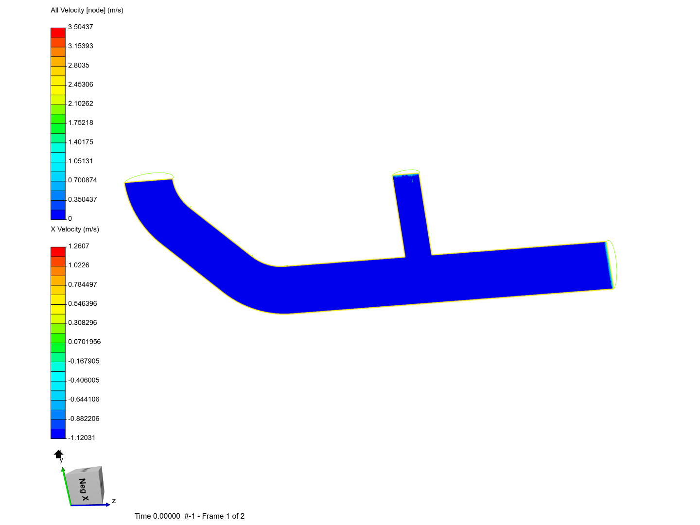 Tutorial 2: Pipe junction flow image